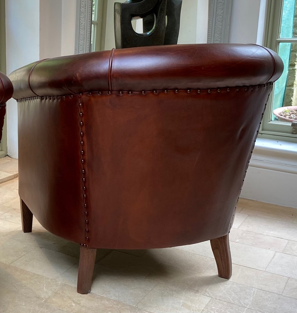 Vintage Amsterdam 'Spectre' Chair, 007 Leather Chair, Spectre Leather